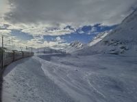 Fahrt mit dem Bernina-Express...