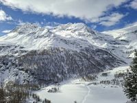 Fahrt mit dem Bernina-Express - von Alp Grüm ins Val di Poschiavo... (Palü-See)