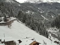 Fahrt mit der Arosa-Bahn von Chur nach Arosa... (Langwieser Viadukt)