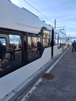 Mit der Bahn wieder abwärts