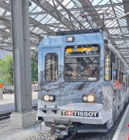 177 Ausflug auf das Jungfraujoch - Bahnhof Lauterbrunnen - die Wengeralpbahn kommt &ndash; &copy; Annette Probst-Weise (Eberhardt TRAVEL)