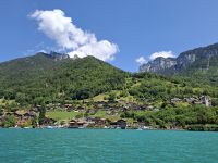 Schifffahrt auf dem Thunersee (Merligen mit dem Niederhorn) &ndash; &copy; Katrin Deutschbein (Eberhardt TRAVEL)