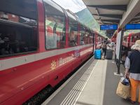 Zustieg in Tirano 1. Klasse Panoramawagen &ndash; &copy; Günter Thomas Menzel (Eberhardt TRAVEL)