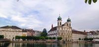 Luzern am Abend, Jesuitenkirche &ndash; &copy; Steffen Mucke (Eberhardt TRAVEL)