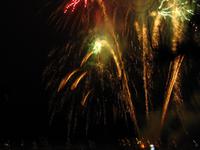 Höhenfeuerwerk in Interlaken