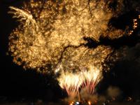 Höhenfeuerwerk in Interlaken