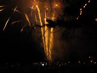 Höhenfeuerwerk in Interlaken