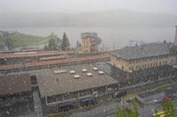 Wintereinbruch in St. Moritz