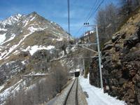 Fahrtimpressionen vom Bernina-Express