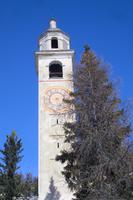Schiefer Turm in St. Moritz