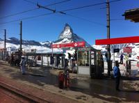 Fahrtimpressionen von der Gornergratbahn