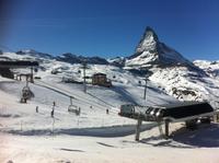 Fahrtimpressionen von der Gornergratbahn