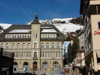 Schulplatz in St. Moritz