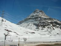 Fahrtimpressionen vom Bernina-Express