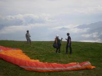 Gleitschirmflieger auf Rigi-Kulm