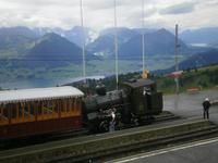Rigi-Dampflok auf Rigi-Kulm
