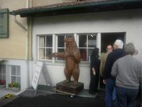 Eingang zur Holzschnitzerei in Brienz