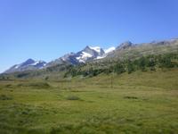 Fahrt mit dem Bernina-Express