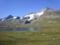 Fahrt mit dem Bernina-Express