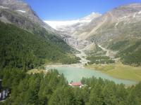 Palü-See mit Gletscher