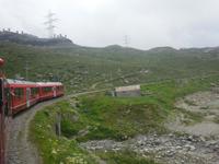 Fahrt mit dem Bernina-Express