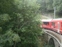 Fahrt mit dem Bernina-Express