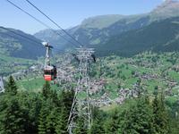 Blick vom Pfingstegg auf Grindelwald