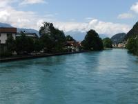 Die Aare in Interlaken