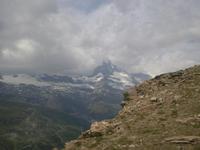 auf dem Rothorn - Blick zum Matterhorn