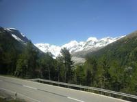 Ausblicke aus dem Bernina-Express