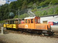 auf dem Bahnhof in Poschiavo