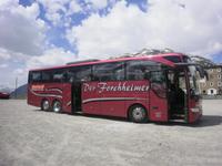 unser Bus auf dem Bernina-Pass