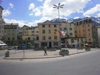 Schulplatz in St. Moritz