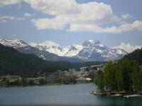 am St. Moritz-See