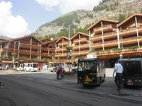 Bahnhofsvorplatz in Zermatt