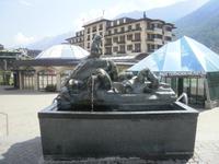 Murmeltierbrunnen in Zermatt