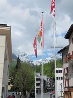 Am Rathausplatz in Leukerbad