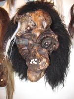 Im Lötschentaler Museum - Tschäggätta-Maske