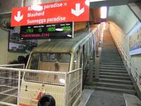 Mit der Standseilbahn ging es auf Sunnegga