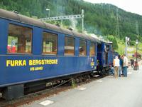 Fahrt mit der Furka- Dampfbahn &ndash; &copy; Steffen Mucke (Eberhardt TRAVEL)