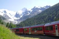 am Morteratsch-Gletscher