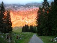 Schwägalp, Alpenglühen