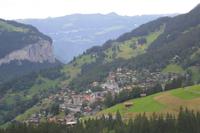 Blick auf Wengen