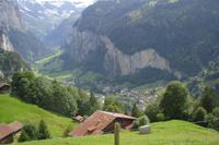 Blick auf Lauterbrunnen