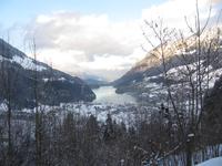 Blick zum Lungernsee