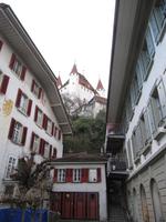 Thun - Rathausplatz Blick zum Schloss