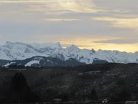 Morgenstimmung Über den Glaner Alpen