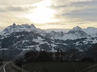 Morgenstimmung Über den Glaner Alpen