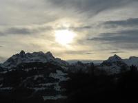 Morgenstimmung Über den Glaner Alpen