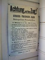 Fahrt mit der Sursee/Triengen Bahn